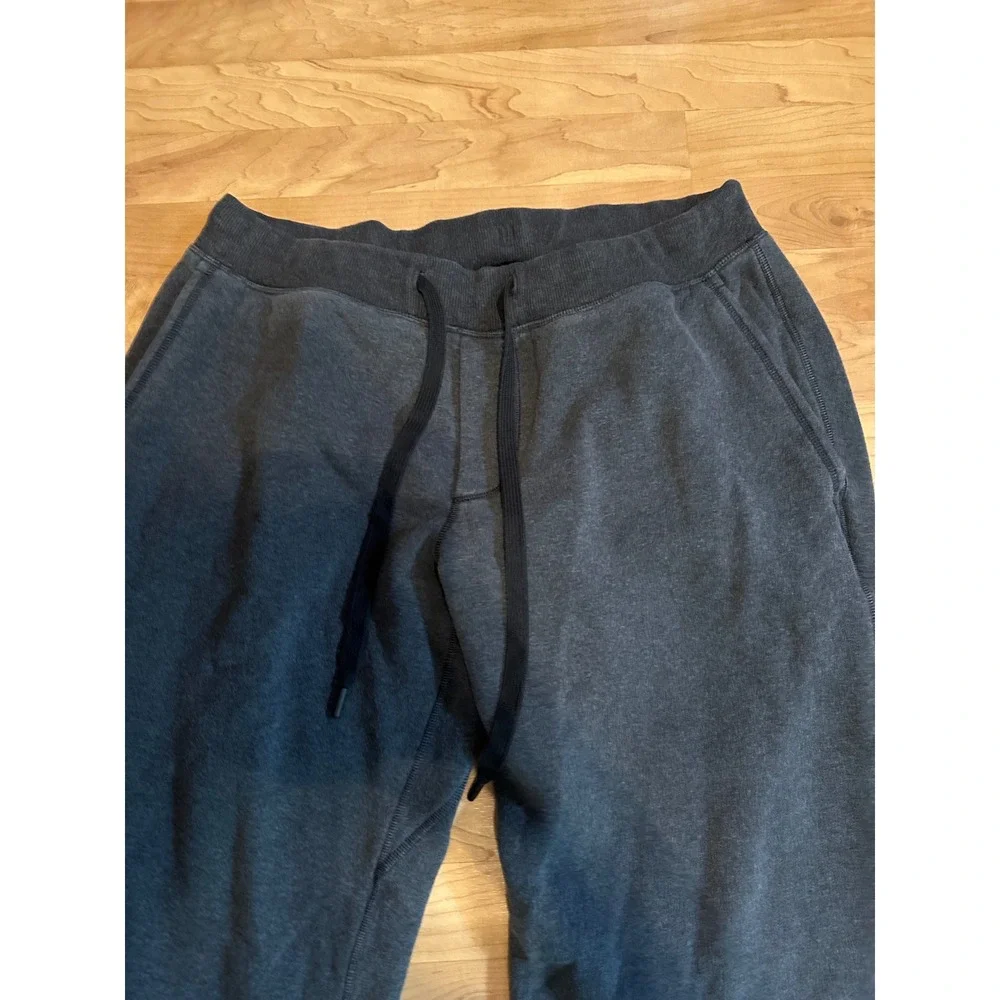 Mens Lululemon gray‎ black sweatpants drawstring size XXL